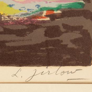 Lennart Jirlow, lithograph in colors, signed and numbured 299/310.