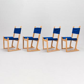 Olof Ottelin, Four 1960's 'Nordika' chairs for Oy Stockmann Ab, Keravan Puusepäntehdas.