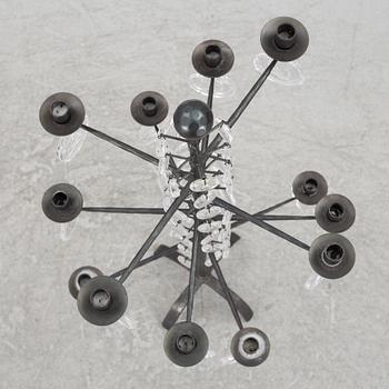 Erik Höglund, golvkandelaber, Boda Smide, 1960-70-tal.