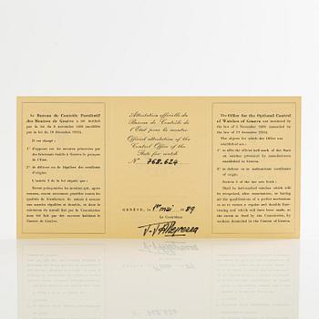 Patek Philippe, "Sealed, New Old Stock", "150th Anniversary", ca 1989.