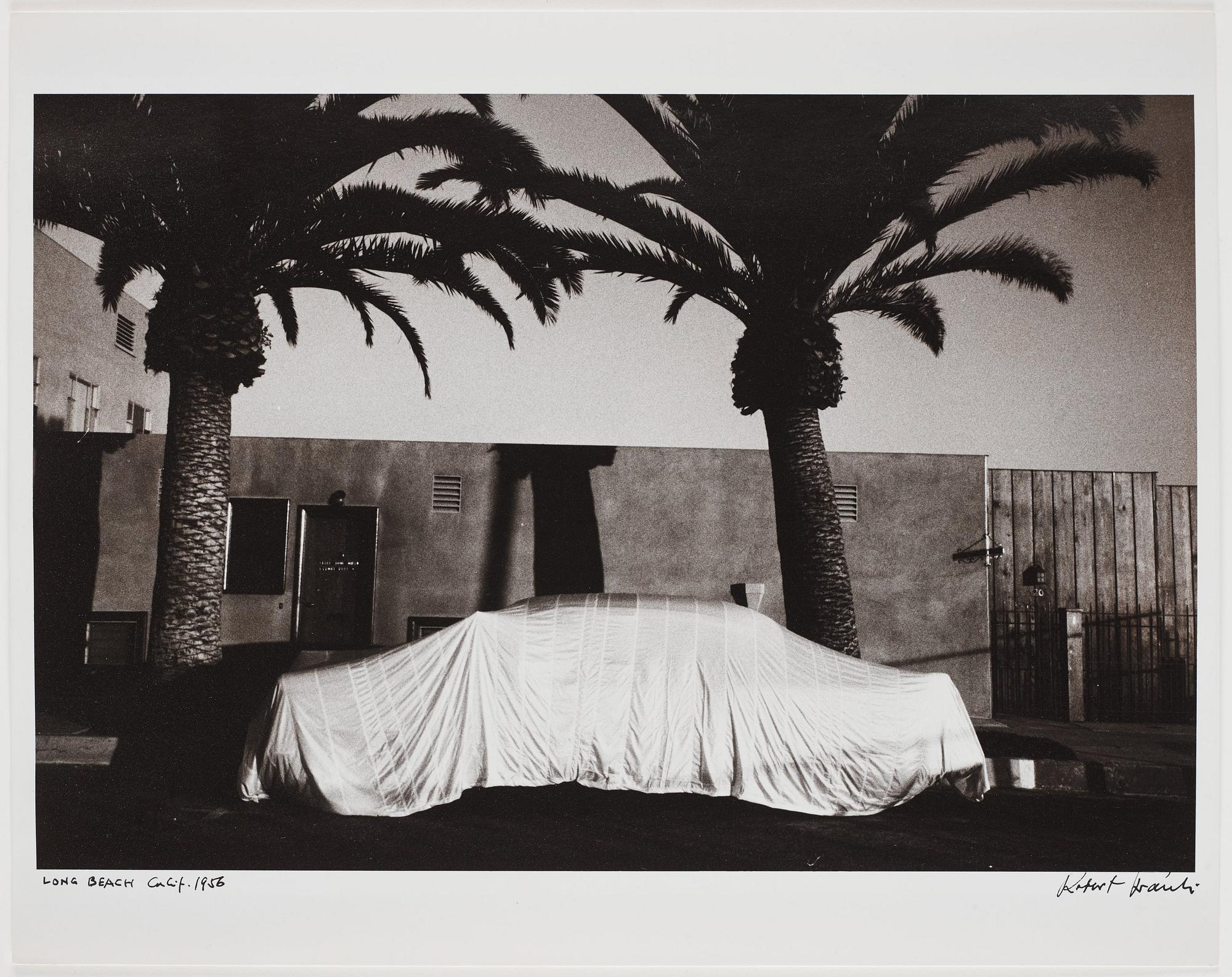 Robert Frank, "Covered Car, Long Beach, California", 1956.
