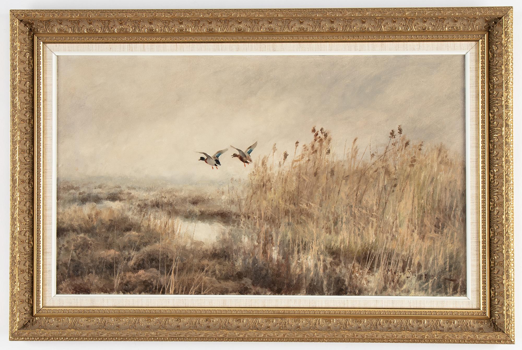 Mosse Stoopendaal, oil on canvas, signed.