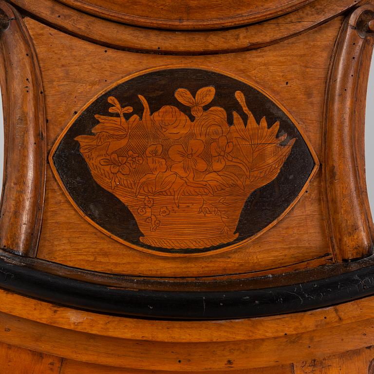 A 19th Century long case clock by Mandelgren Carlshamn.