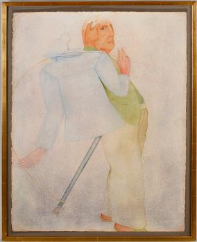 JEAN-CLAUDE SILBERMANN, akvarell, à tergo signerad och daterad 76.