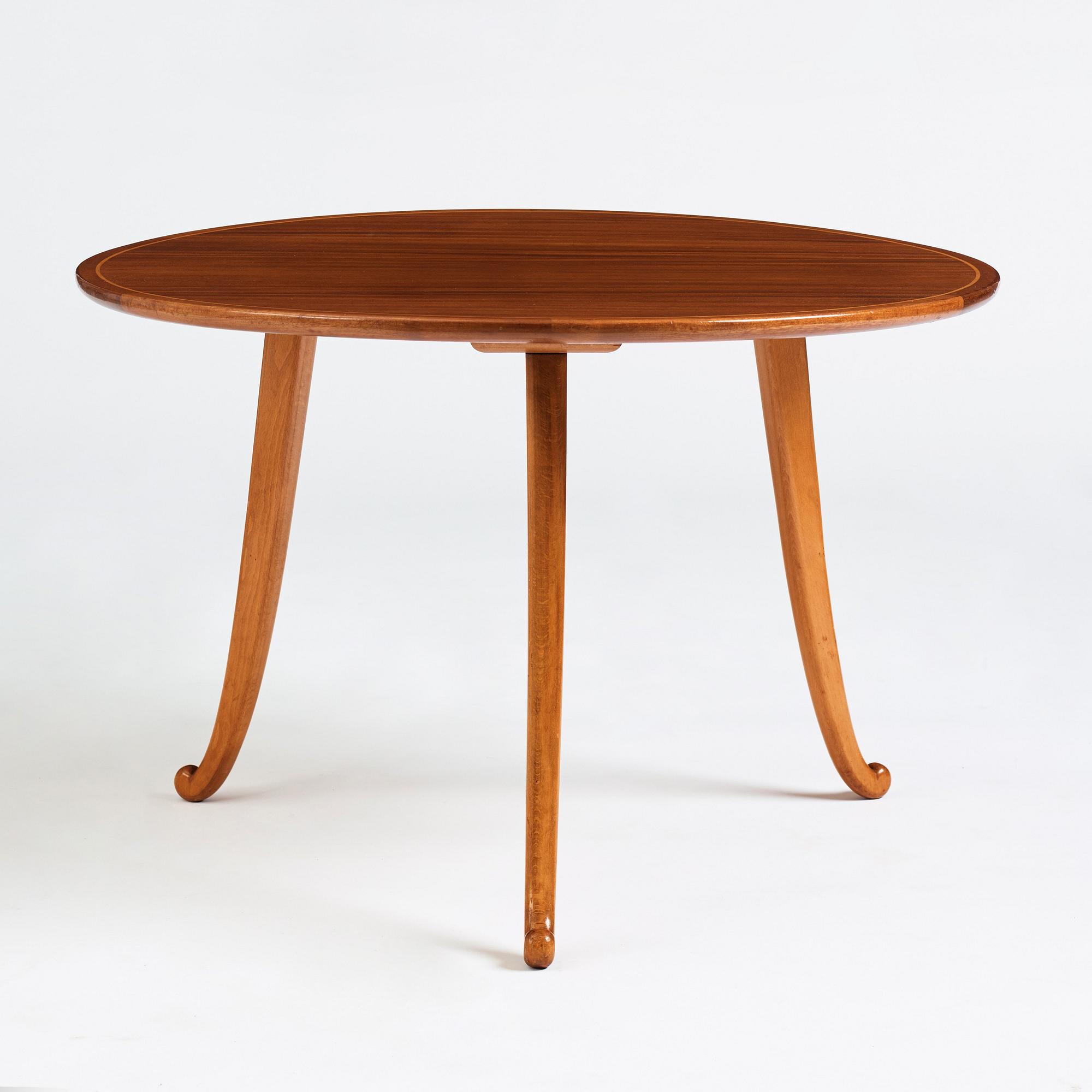 Josef Frank, a coffee table, model "753", Firma Svenskt Tenn, Sweden, 1940s.