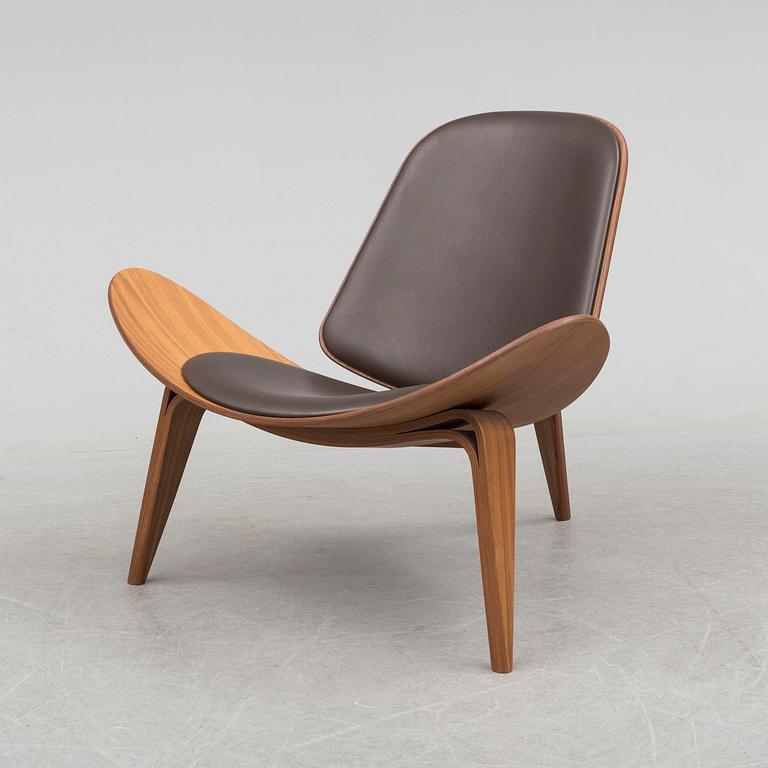 'The Smiling Chair'/ 'CH-07' chair by Hans J Wegner, for Carl Hansen & Søn, Odense, Denmark, designed 1963.