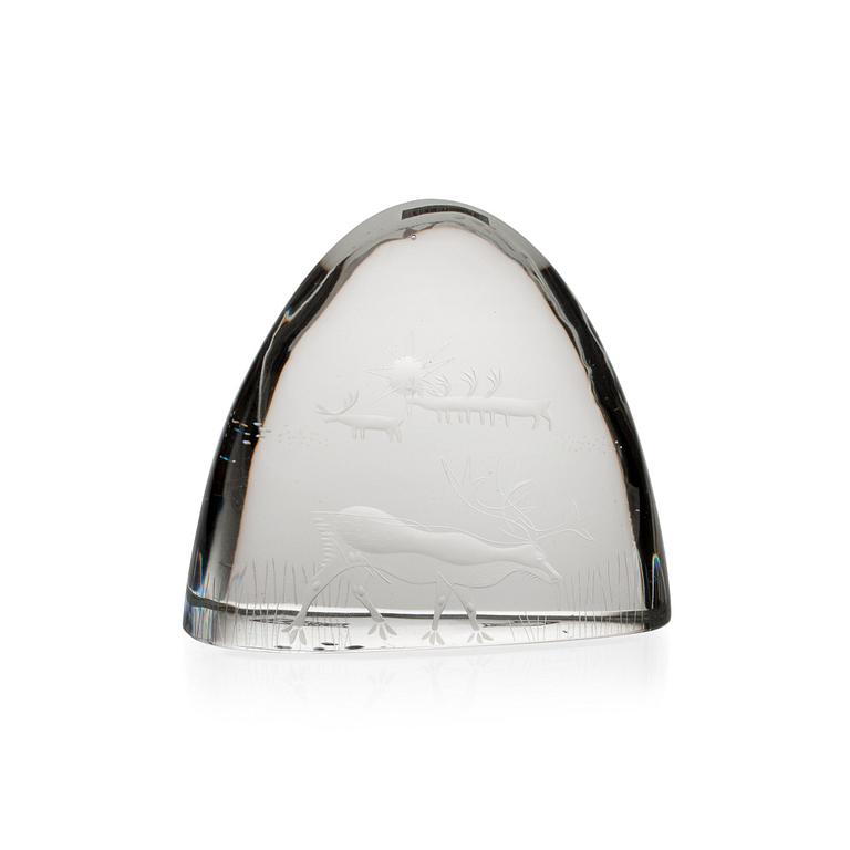 Tapio Wirkkala, TAPIO WIRKKALA, A GLASS SCULPTURE.