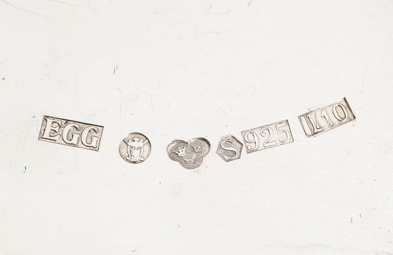 VINKYLARE, silver, EGG, Stockholm 1983. Vikt ca 2451 gram.