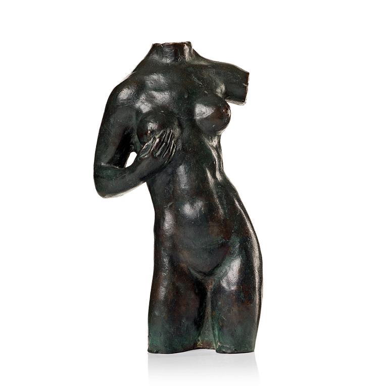 Carl Milles, Detail from "Flicka med äpple" (Girl with an apple).