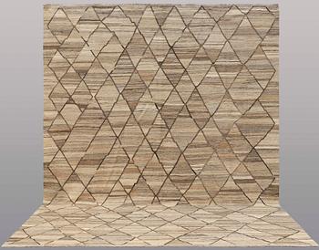 A carpet, Kilim 363 x 278 cm.