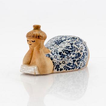 Lisa Larson, figurin, stengods, "Beata" ur serien "ABC-flickorna", Gustavsberg.