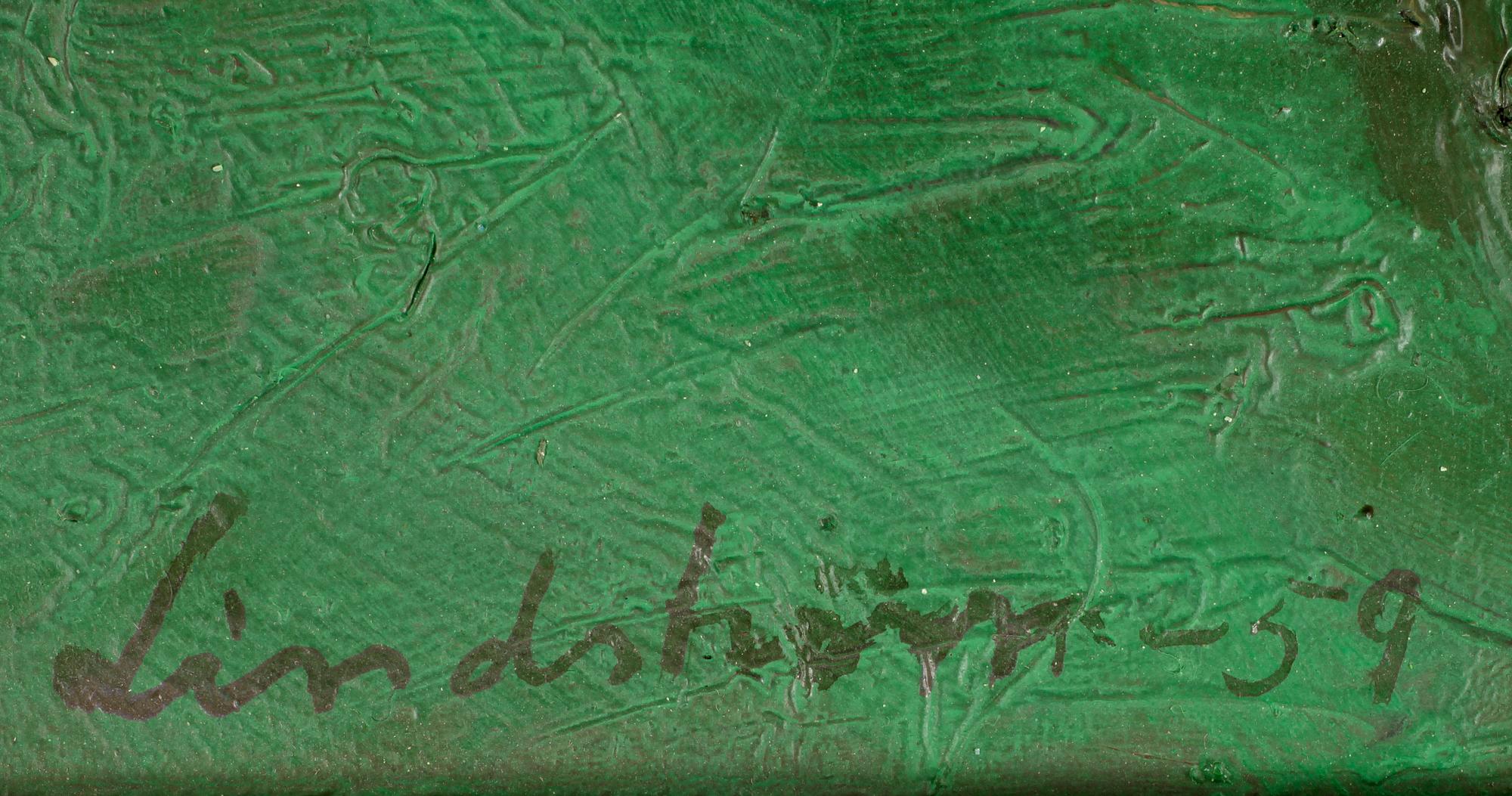 BENGT LINDSTRÖM, olja på pannå, sign o dat 59.