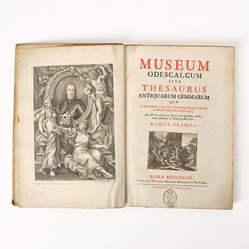 Queen Christina's collections of antique cameos and engraved gemstones, 1747.