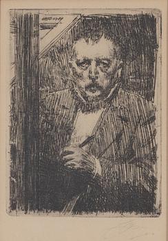 Anders Zorn, "Självporträtt 1911".