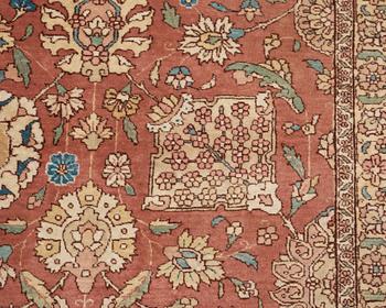 SEMI-ANTIQUE TABRIZ GHANADI. 333 x 248,5 cm.