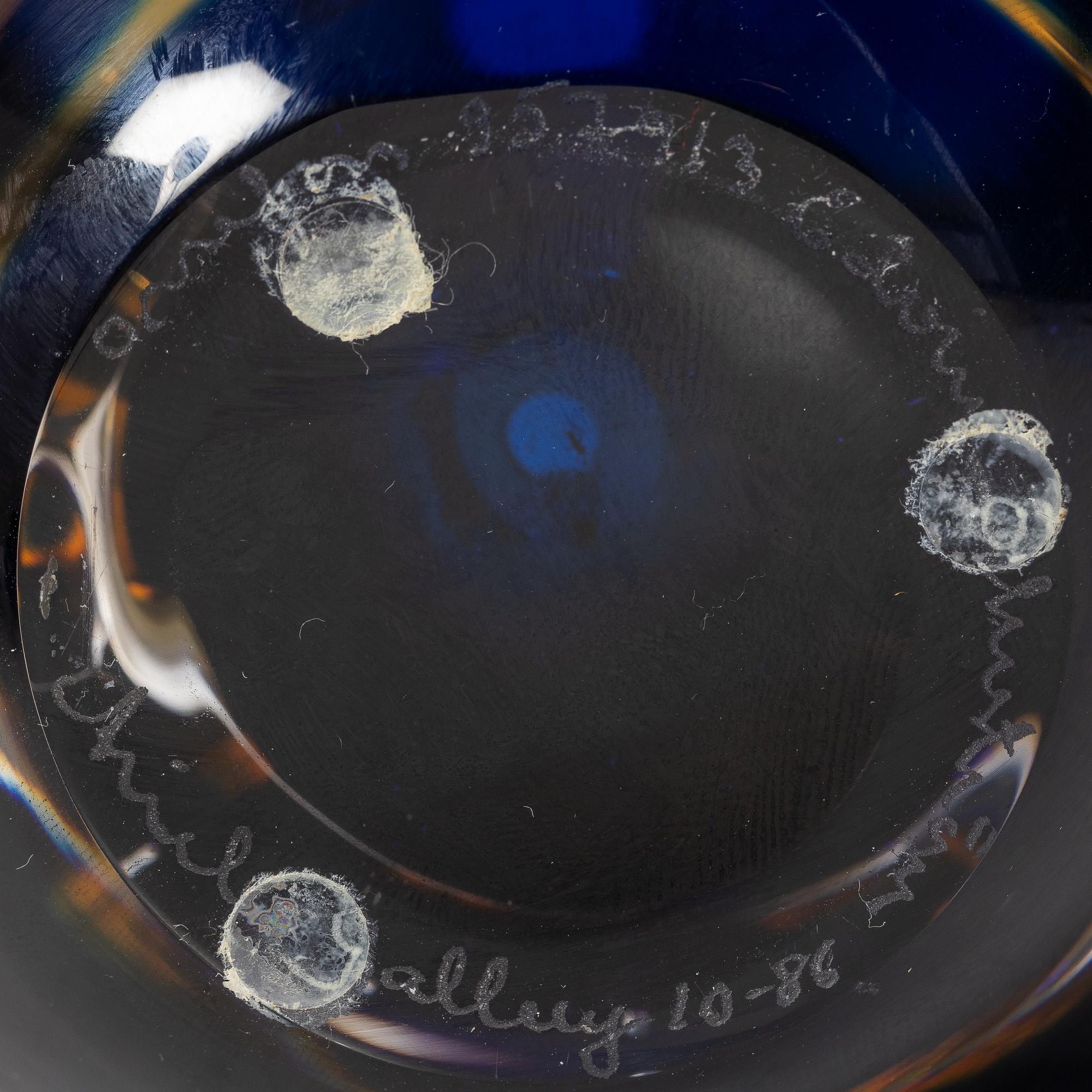 Edvin Öhrström, vas, glas, ariel, Orrefors.