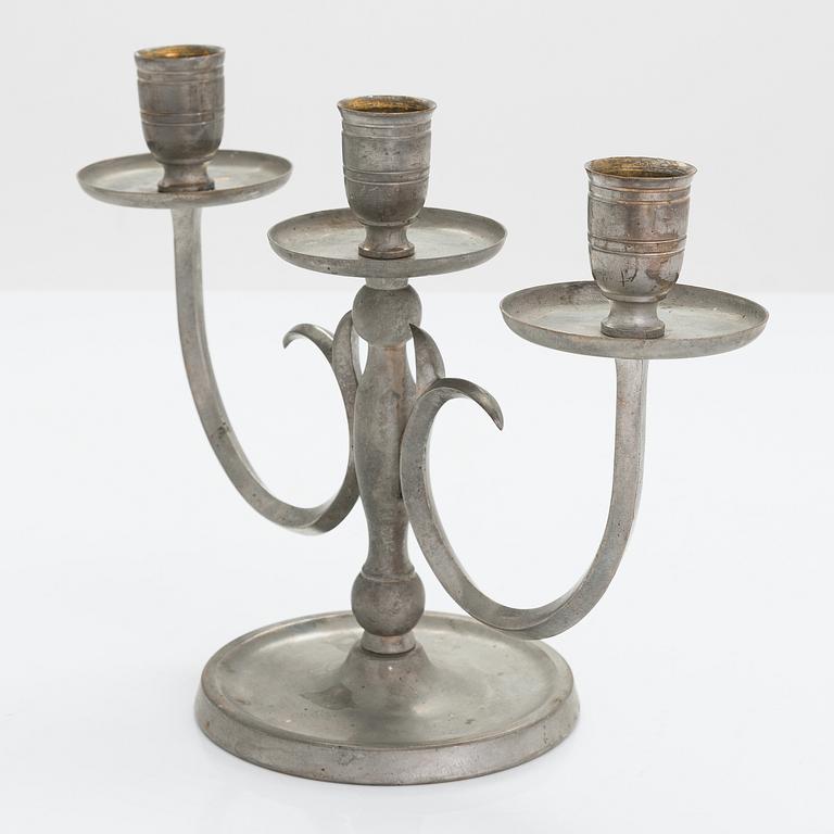 Paavo Tynell, a 1920s/30's candelabrum' Kj. 13/ 8013'. for Taito.