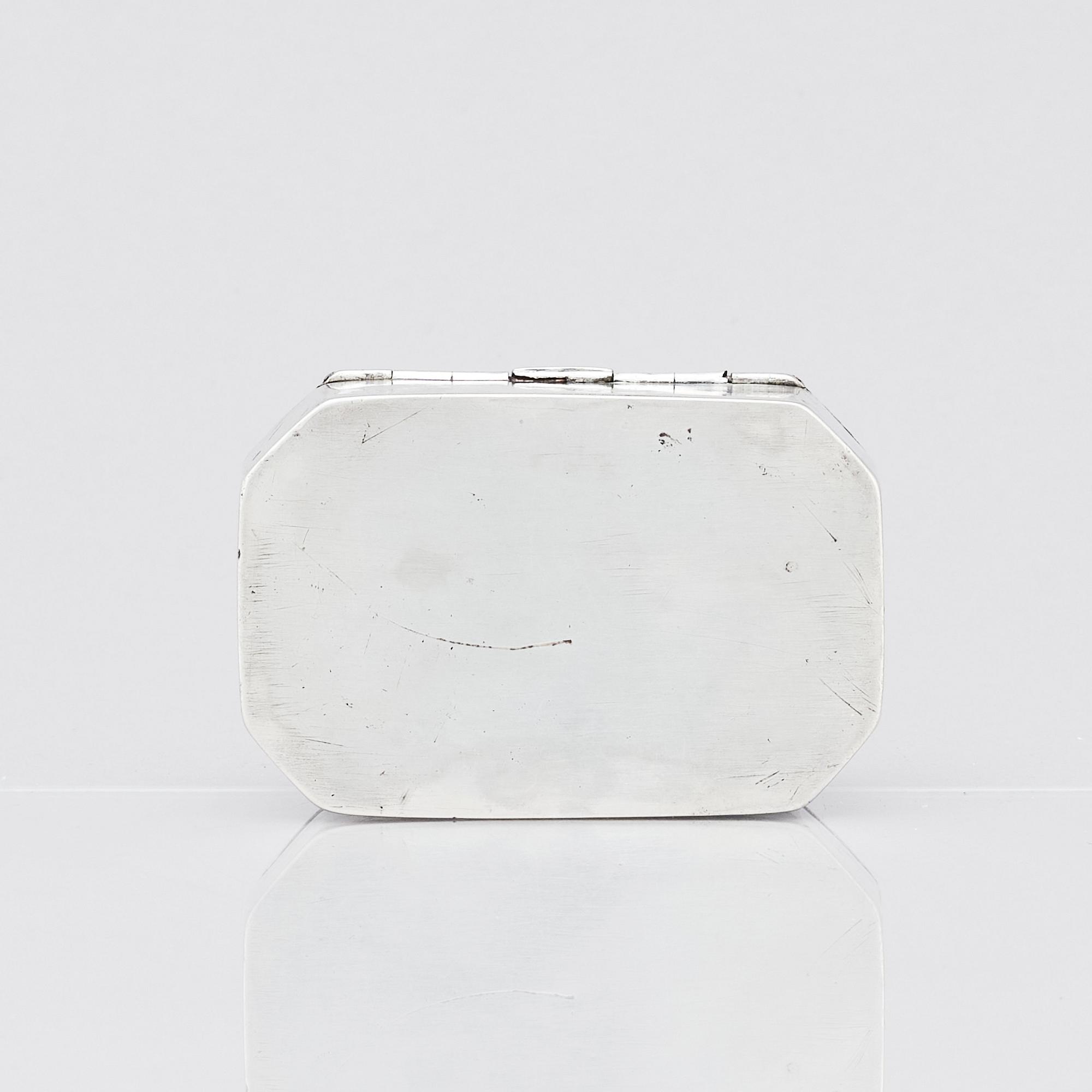 Johann Gottfried Möring, dosa silver, Reval 1790-1818.