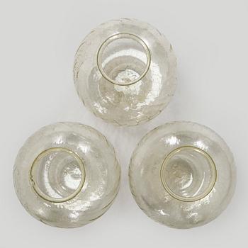 Lisa Johansson-Pape, A set of three 1970s outdoor wall lights '140-015' for Stockmann Orno.