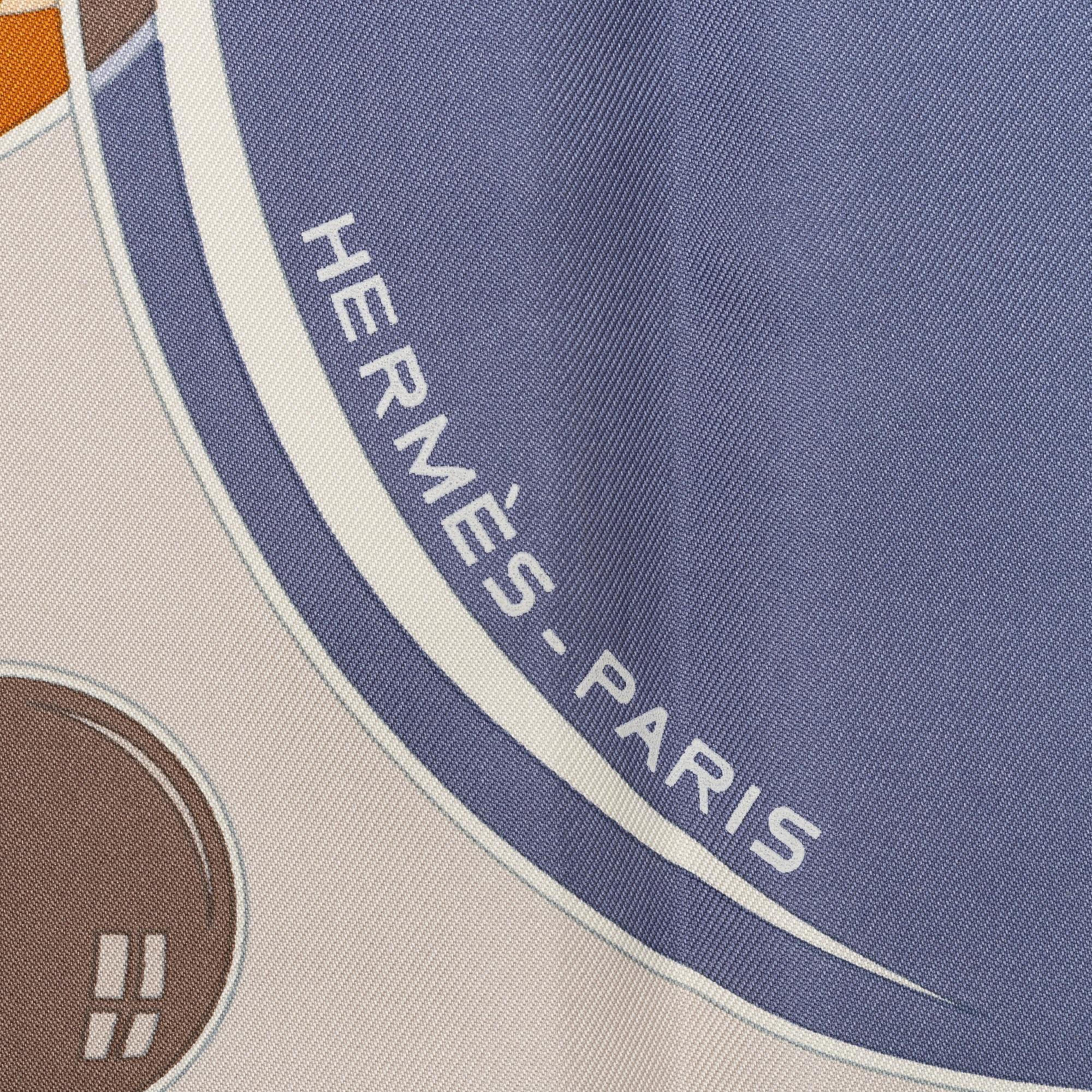 Hermès, scarf, "Bal de Bulles".