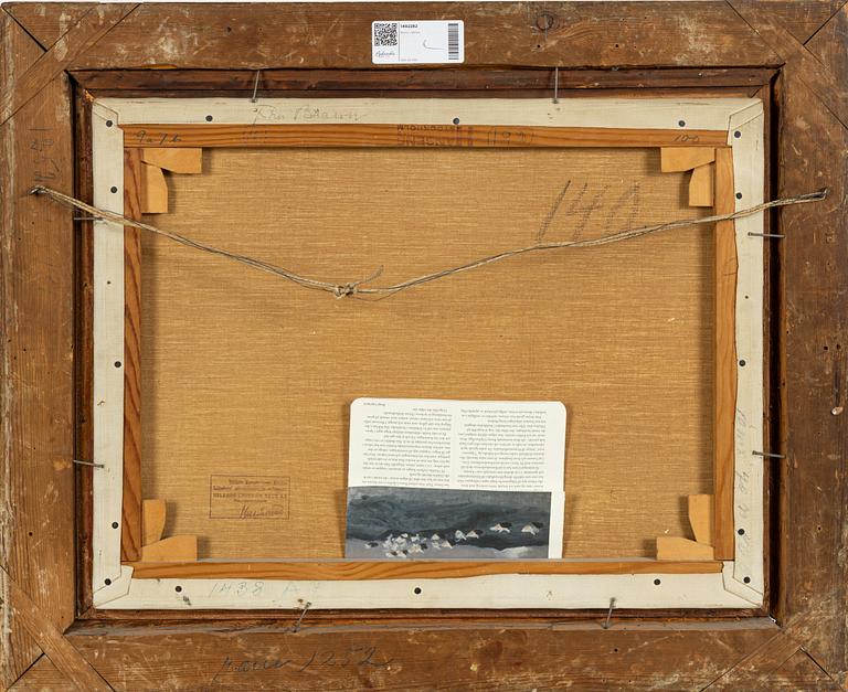 Bruno Liljefors, Vårlandskap med gärdesgård.