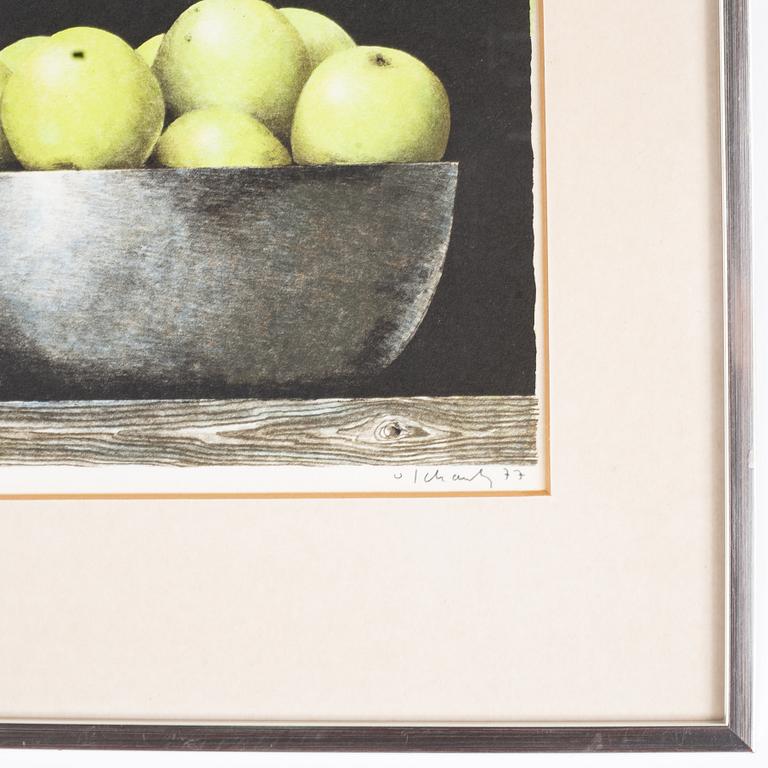 Philip von Schantz, lithograph in colours, 1977, signed 53/125.