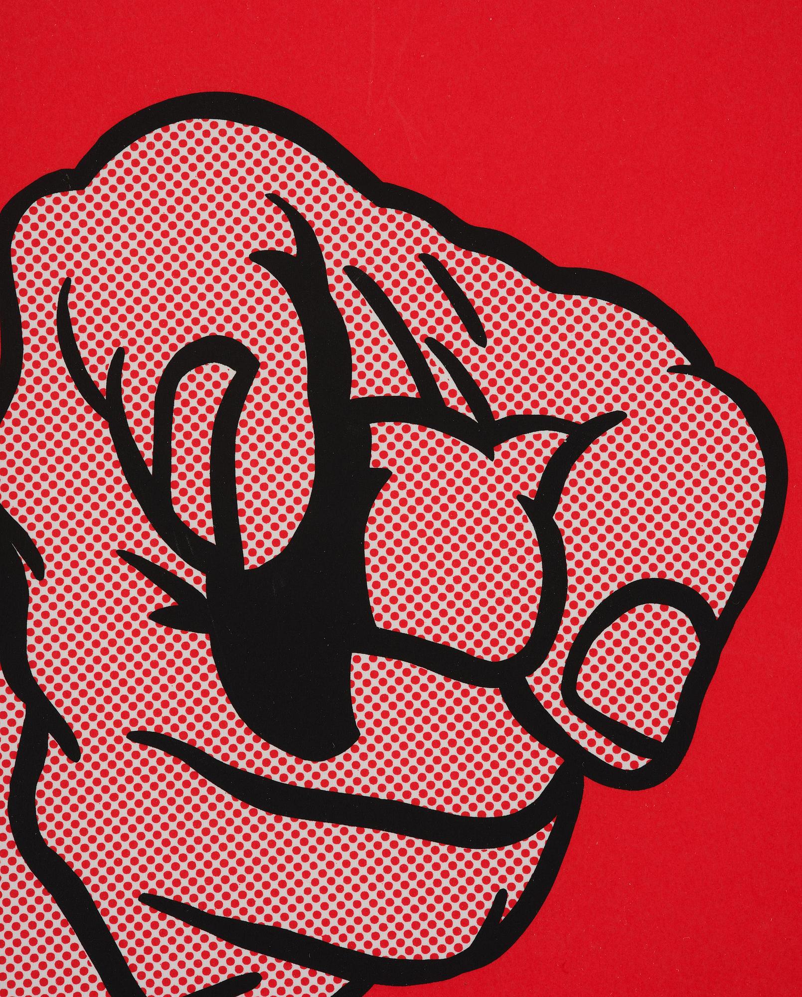 Roy Lichtenstein, "Finger Pointing", ur "New York Collection for Stockholm".