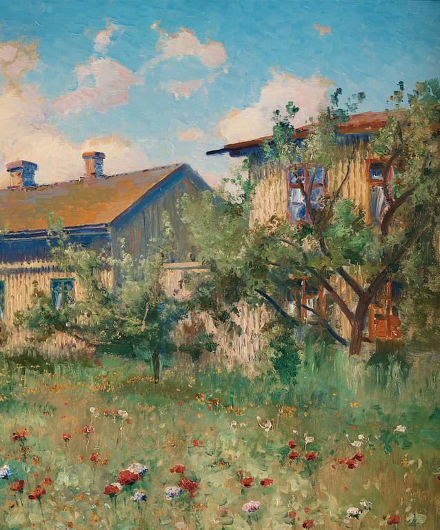 Johan Ericson, A summer garden, Marstrand.