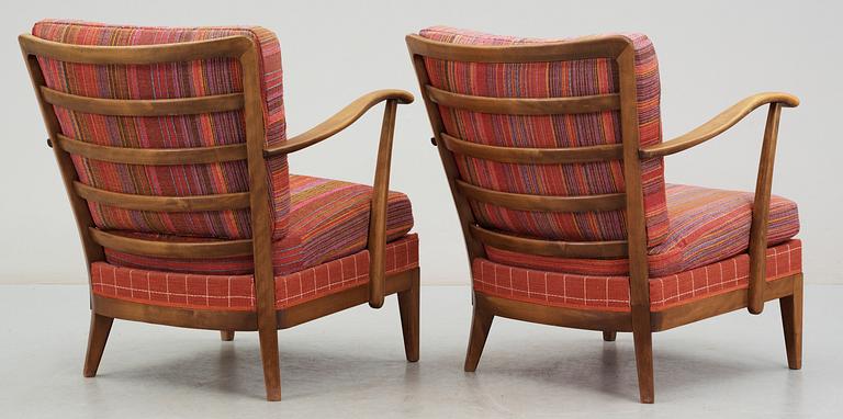 FÅTÖLJER, ett par, Knoll's Moderna Möbler, 1940-50-tal.