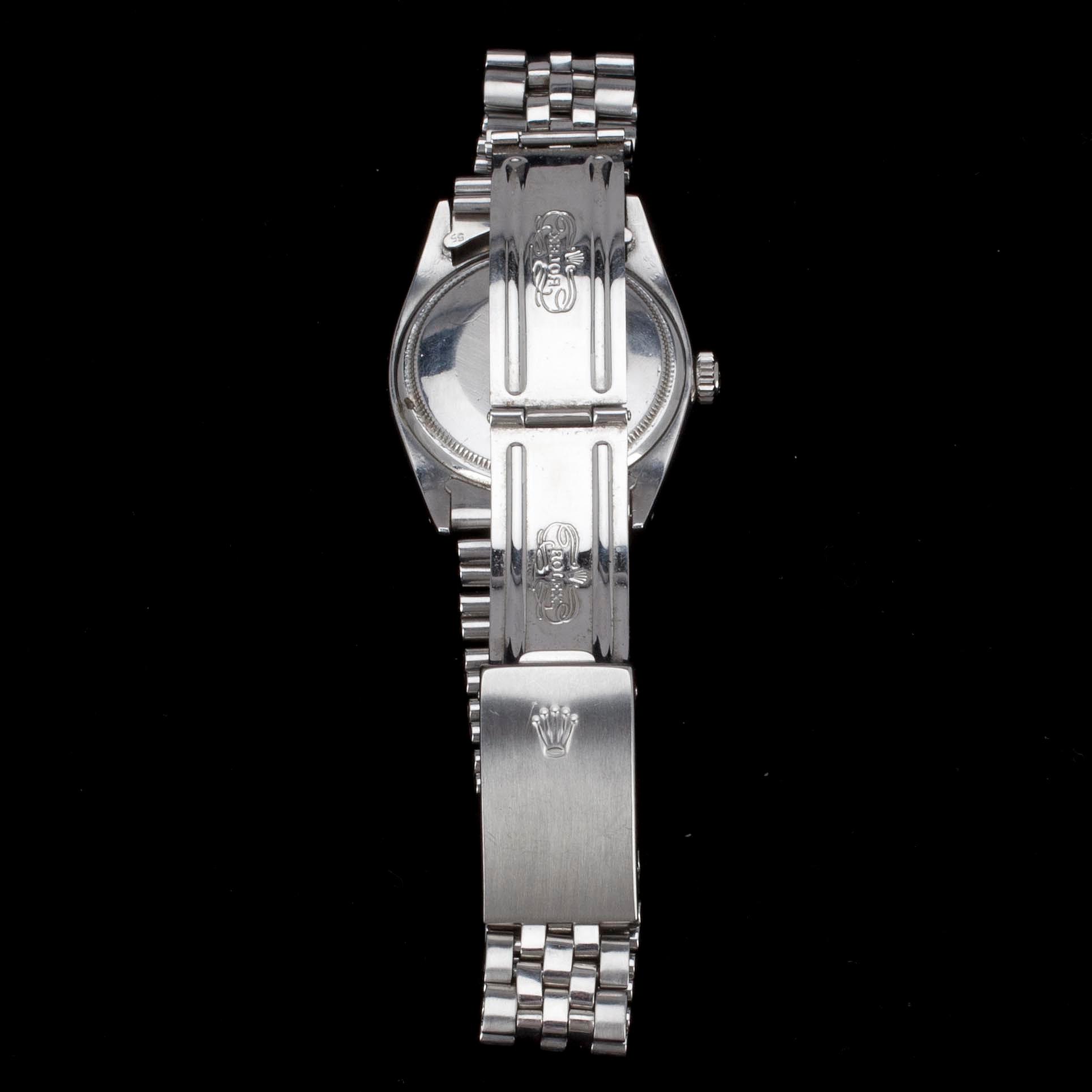 HERRARMBANDSUR, Rolex Datejust, stål. 1900-talets mitt.