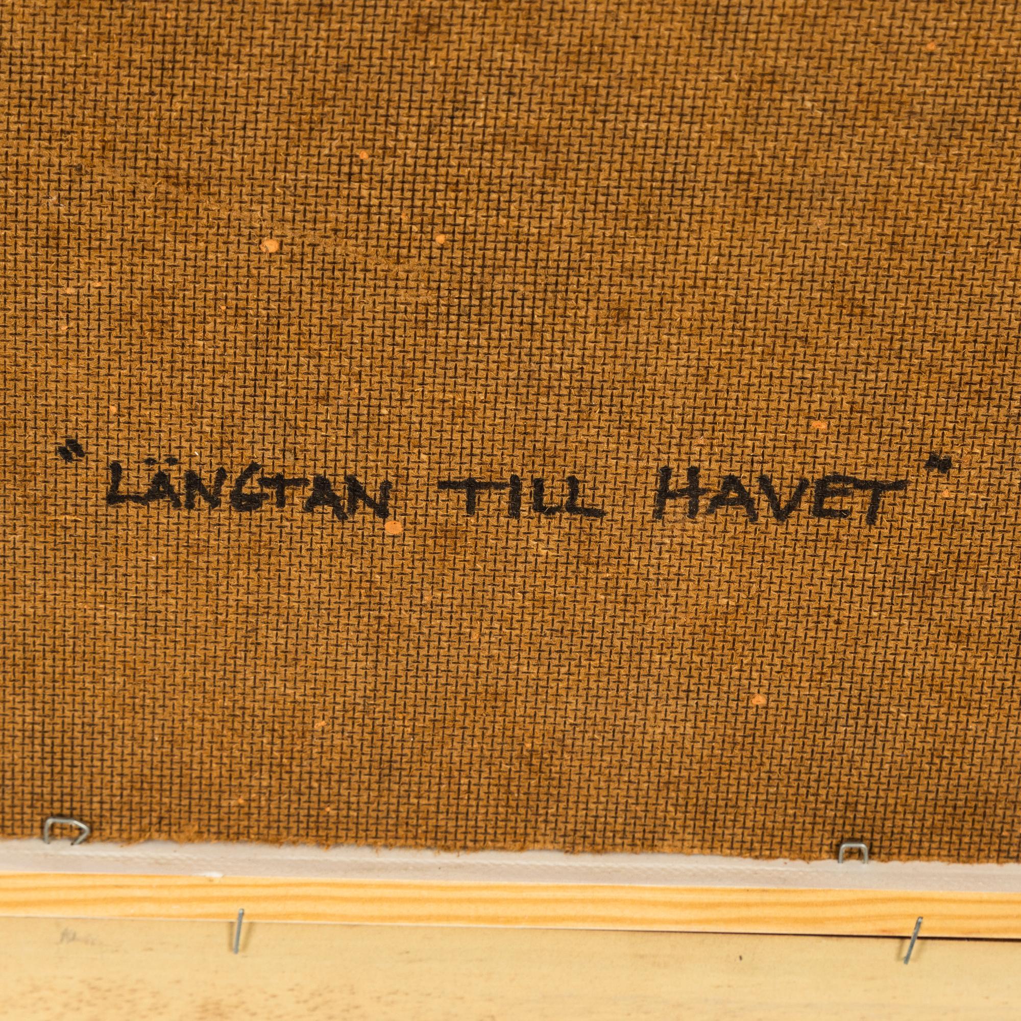 Madeleine Pyk, olja på duk/pannå, signerad.