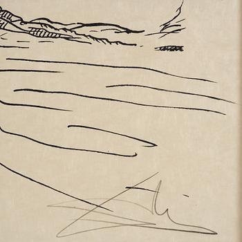 Salvador Dalí, ur serien "Les Songes Drolatiques de Pantagruel".