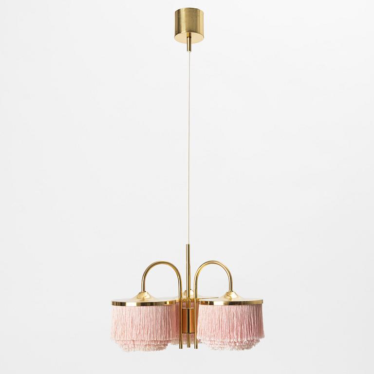 Hans-Agne Jakobsson, a brass ceiling lamp, Hans-Agne Jakobsson AB, Markaryd, Sweden, 1960's/70's.