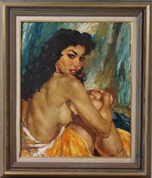 CHARLES ROKA, olja på duk, sign.