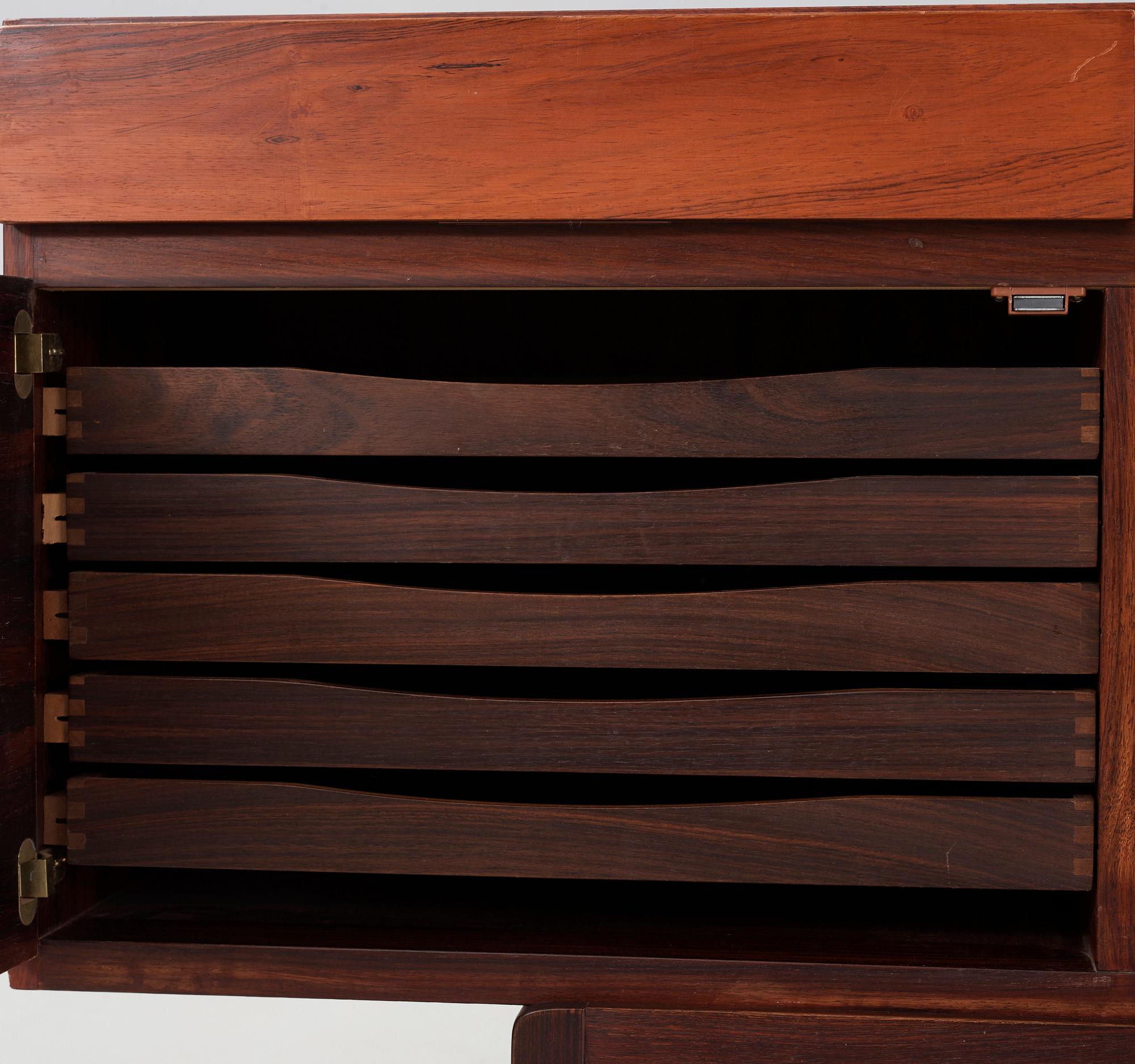 Ib Kofod-Larsen, A palisander sideboard, Faarup Møbelfabrik, Denmark 1960's.