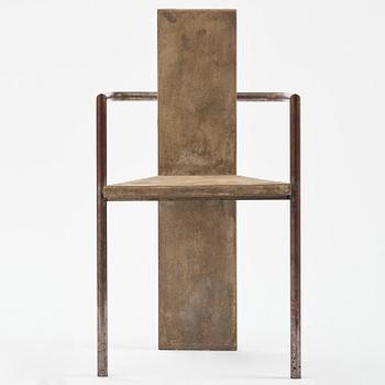 Jonas Bohlin, karmstol, "Concrete", provex, Källemo, Värnamo, efter 1981.