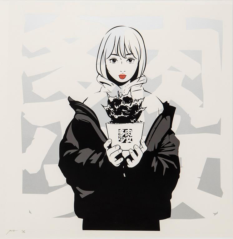 Backside works "Succulents girl" 2022.