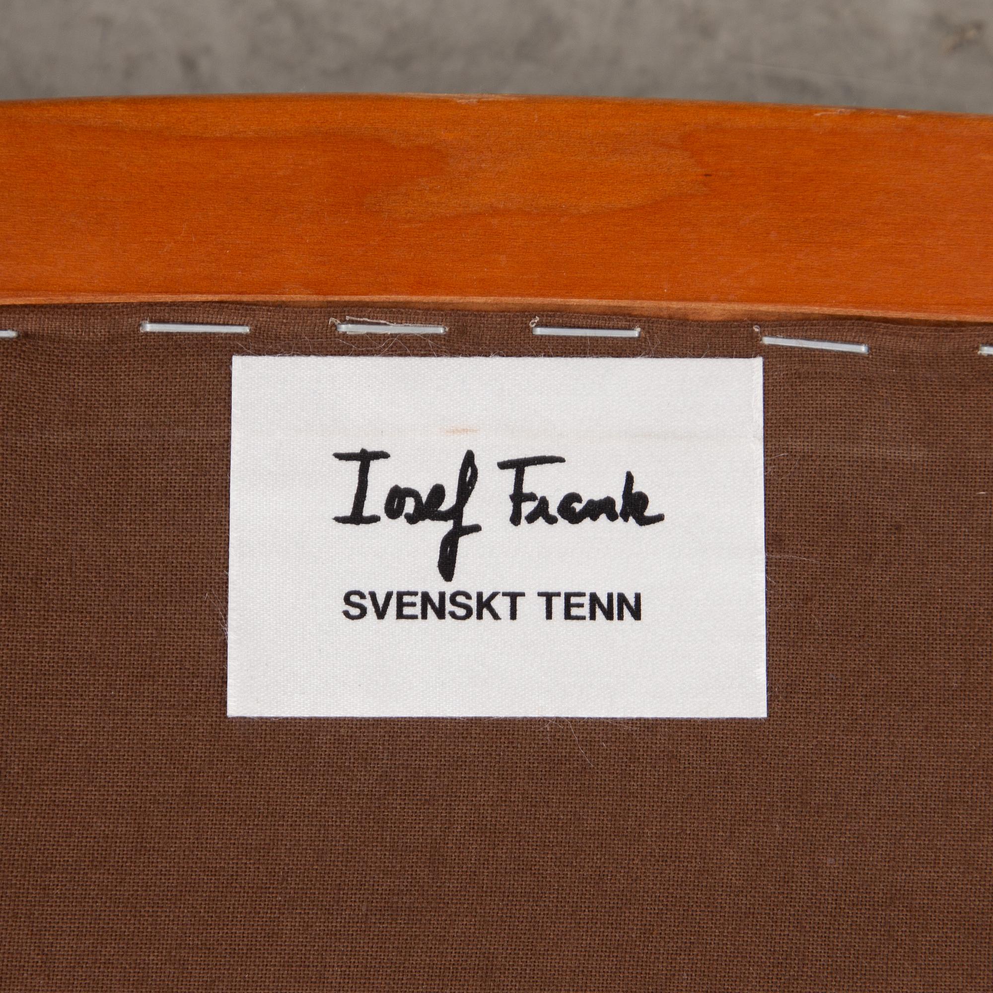 Josef Frank, a model 969 armchair, Firma Svenskt Tenn, Sweden.