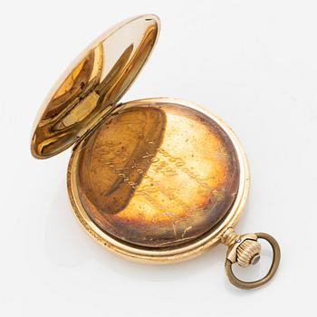 IWC, pocket watch, hunter, 51,5 mm.