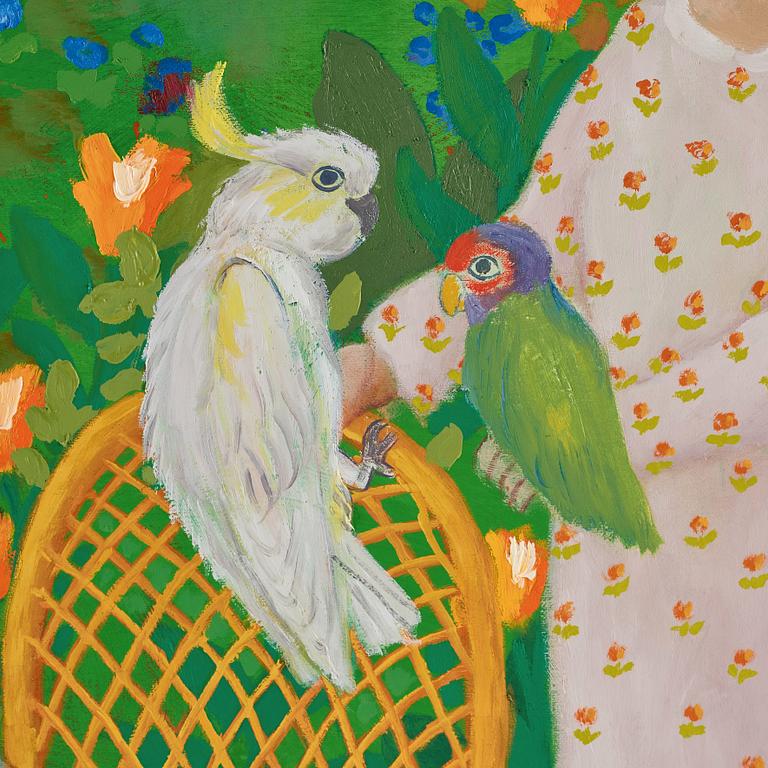 Lennart Jirlow, A man with parrots.