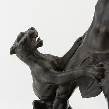 Jens Adolf Jerichau efter skulptur "Panterjägaren".