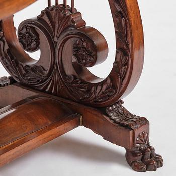 Biblioteksbord, Sverige, 1800-talets första hälft.