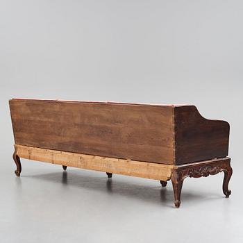 Soffa, Sverige, 1700-talets andra hälft, Rokoko.