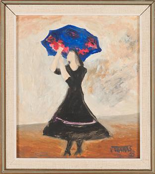 Valdur Ohakas, Woman with an umbrella.