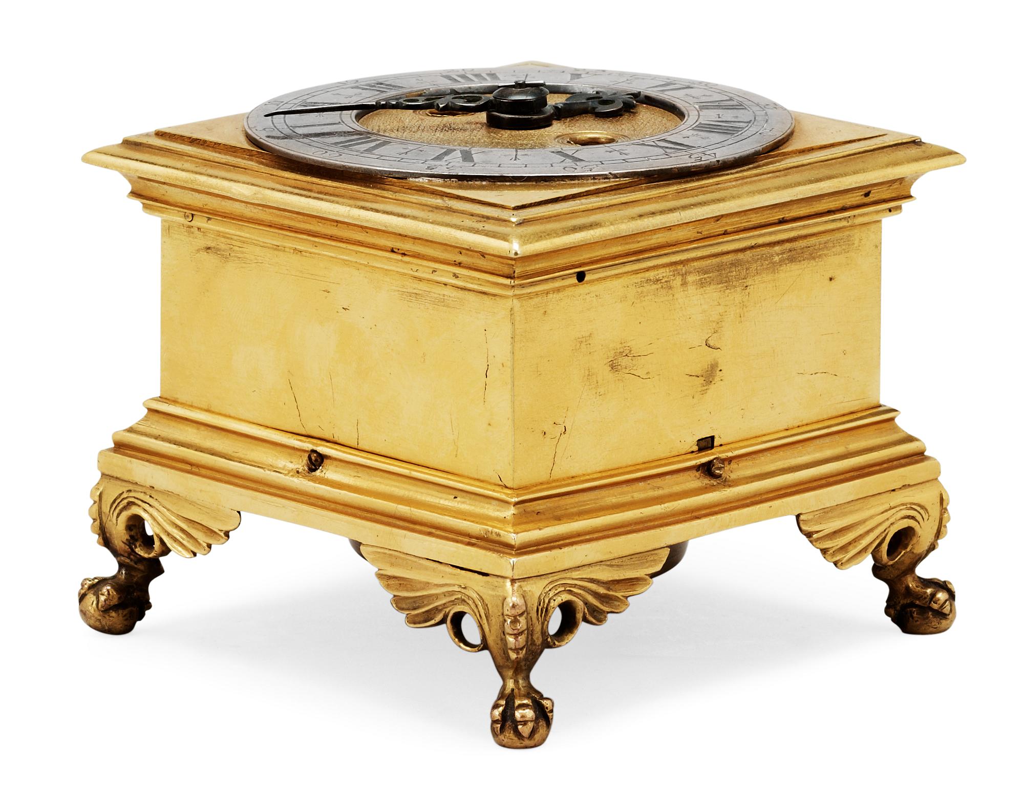 A Swedish late Baroque 18th Century table clock by A. Forssman.