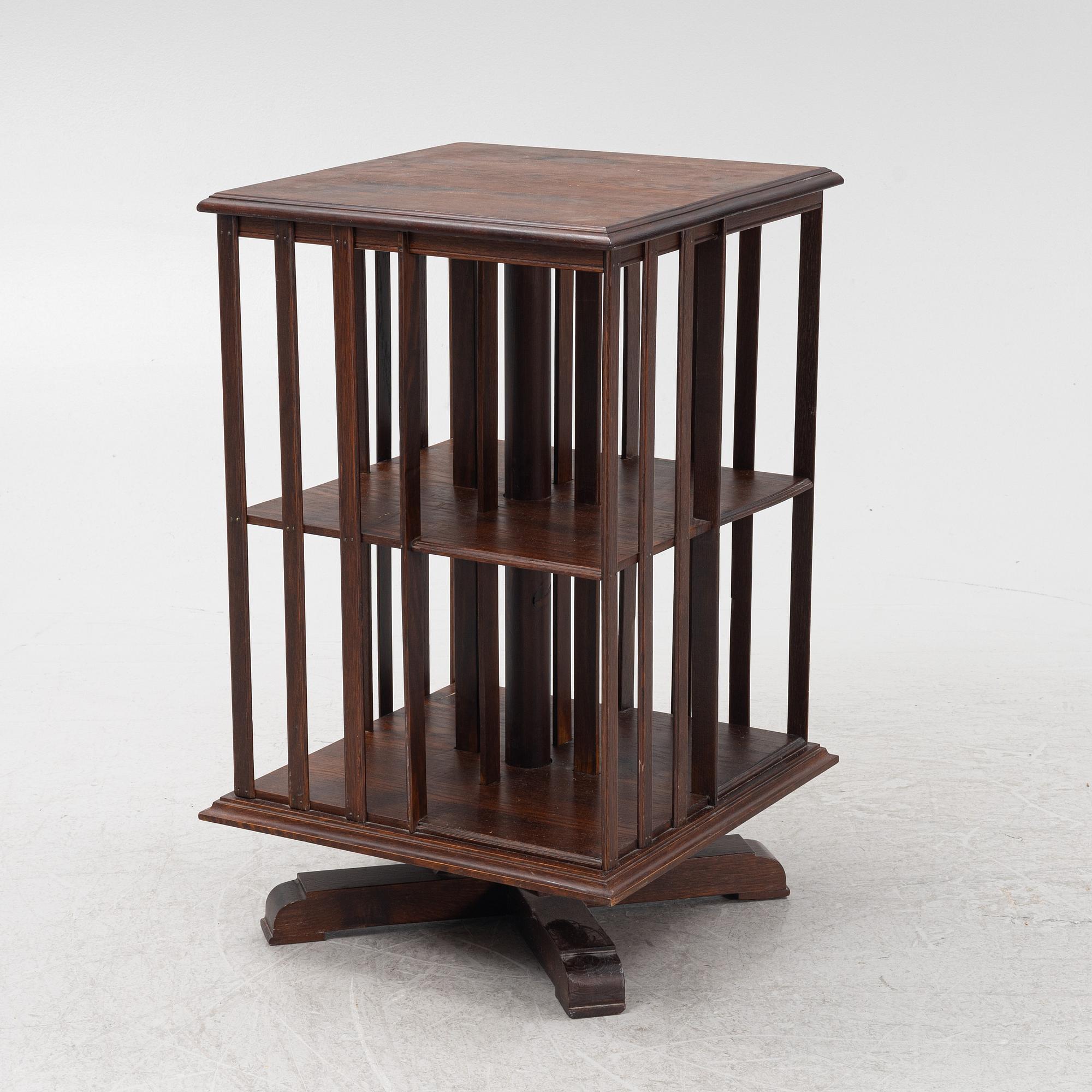 A mahogany book stand, 20th century.