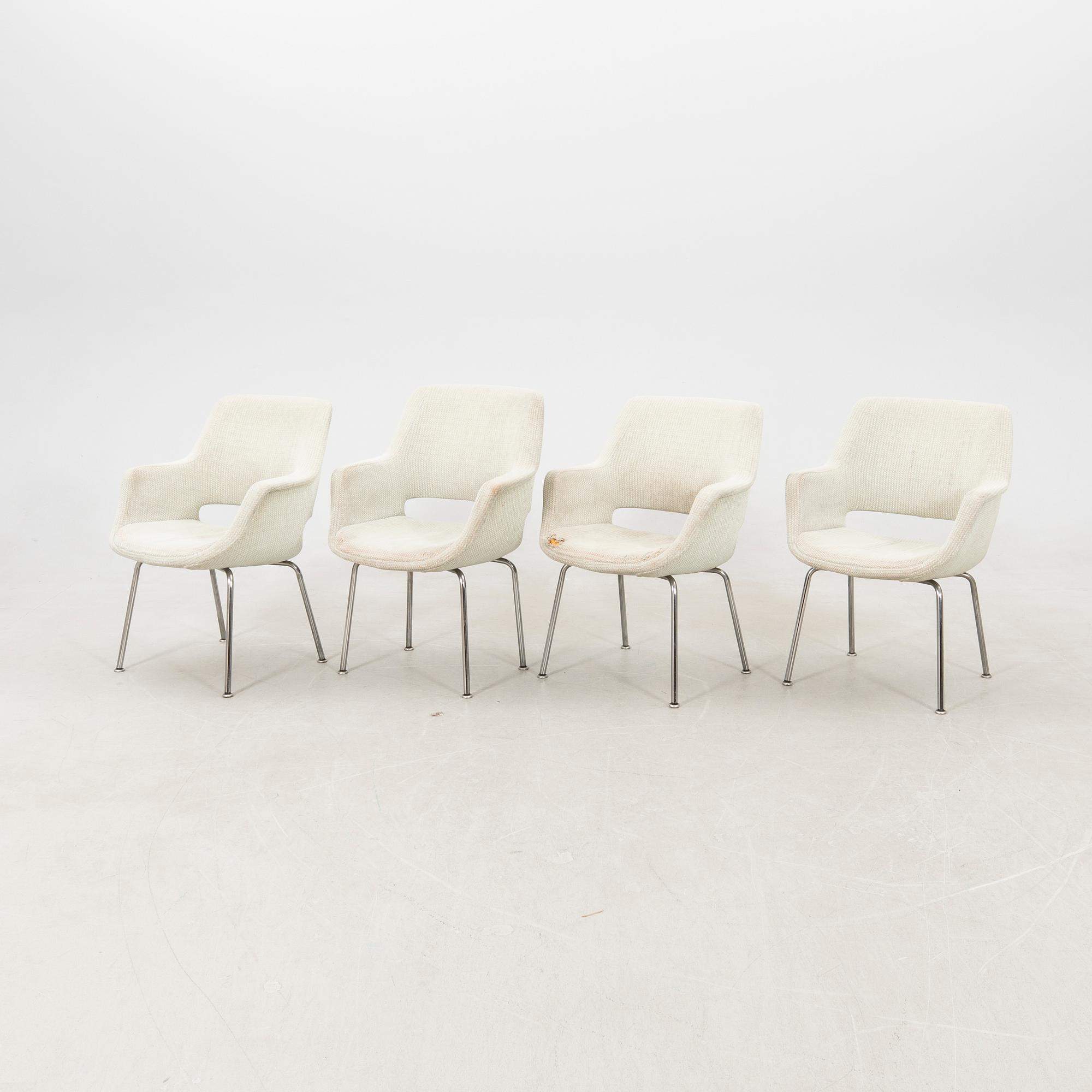 Armchairs 4 pcs "Jupiter 08567" Asko 1970s.