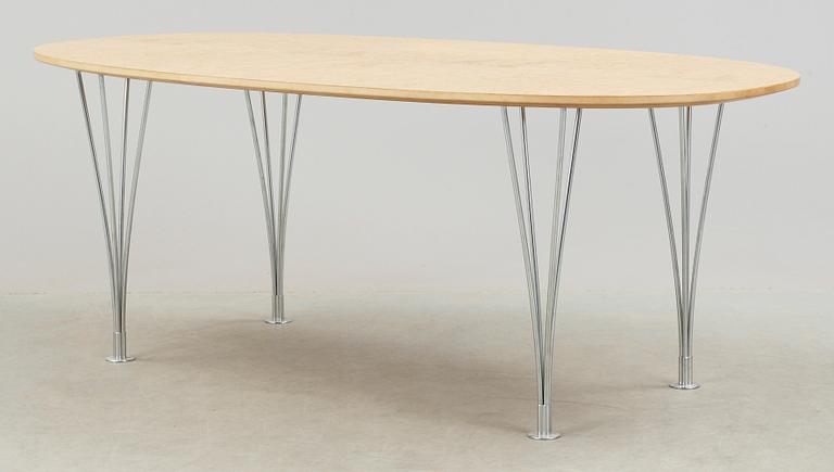 SOFFBORD, superellips, Bruno Mathsson, Bruno Mathsson International, licens Fritz Hansen.