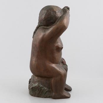Sven Lundqvist, Seated woman with rose.