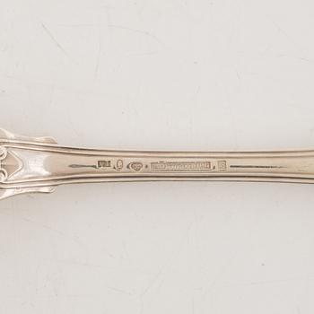 Silver cutlery, 99 pieces, of which 19 pieces are silver plate, Stockholm, 18th/19th century.